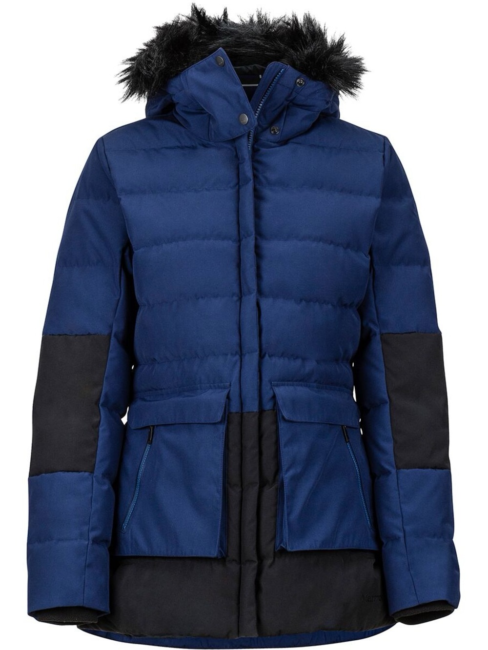 Like New Women’s Marmot Lexi Down Parka with Faux Fur Trim Hood size XS